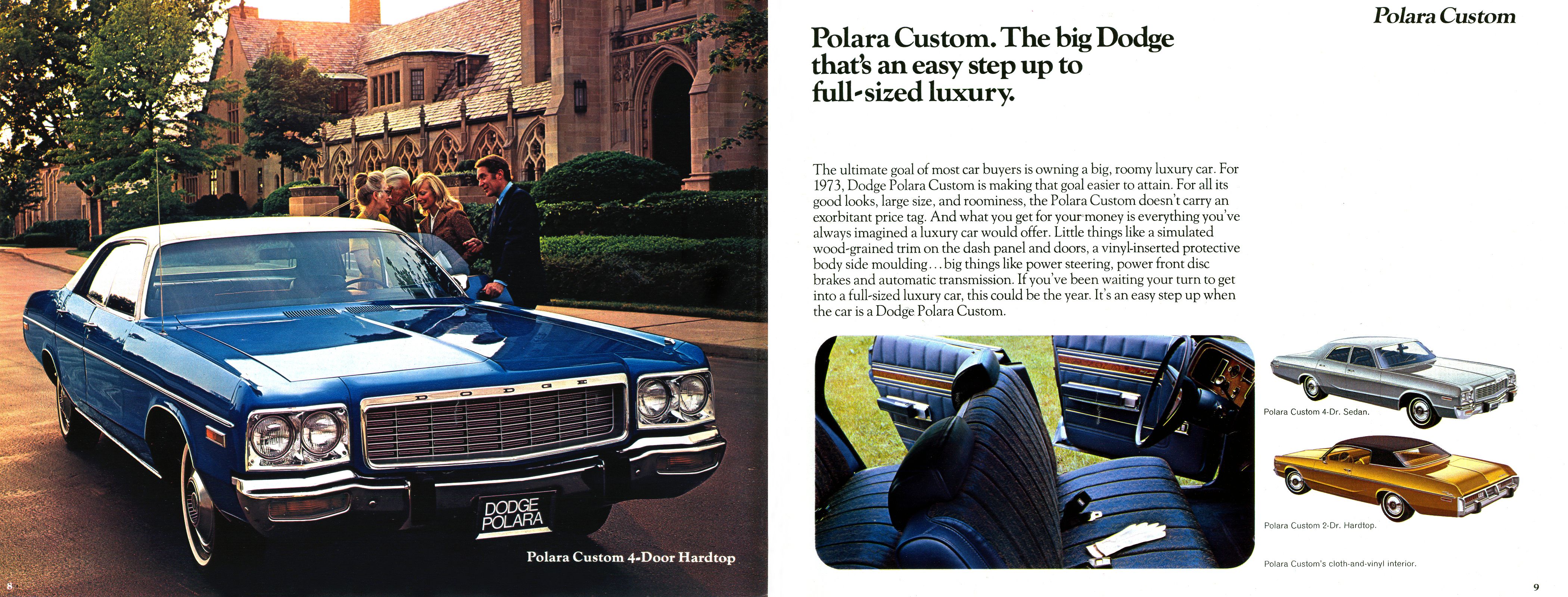 1973 Dodge Full-Line Brochure Page 5